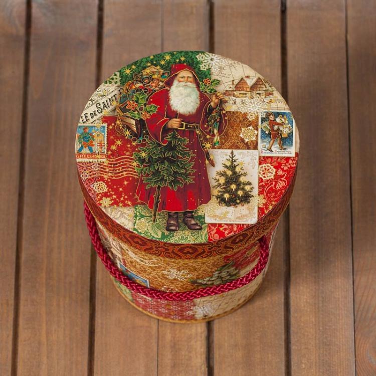Круглая подарочная коробка Рождество, S Nest Treat Box Xmas Victoriana Small
