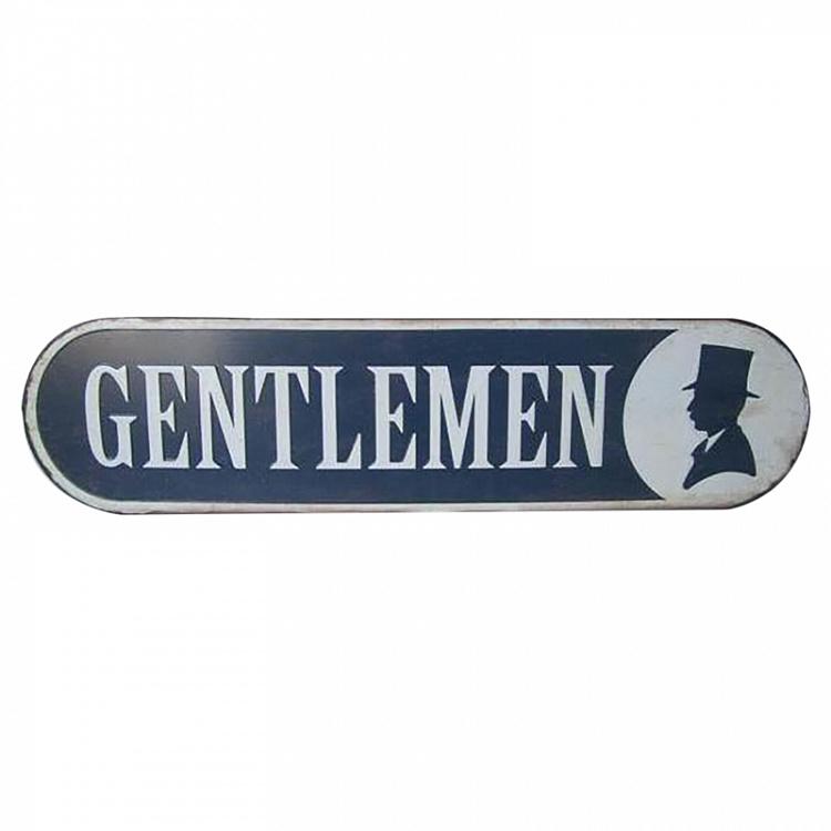 Sign 2D Gentlemen