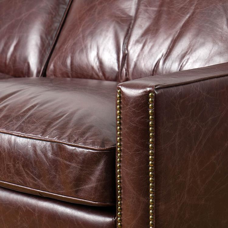 Раскладной двухместный кожаный диван-кровать Виконт Уильям Люкс Viscount William 2 Sleeper Lux Leather