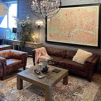 Журнальный стол Louis Coffee Table Small вяз Elm Brown - ракурс 10