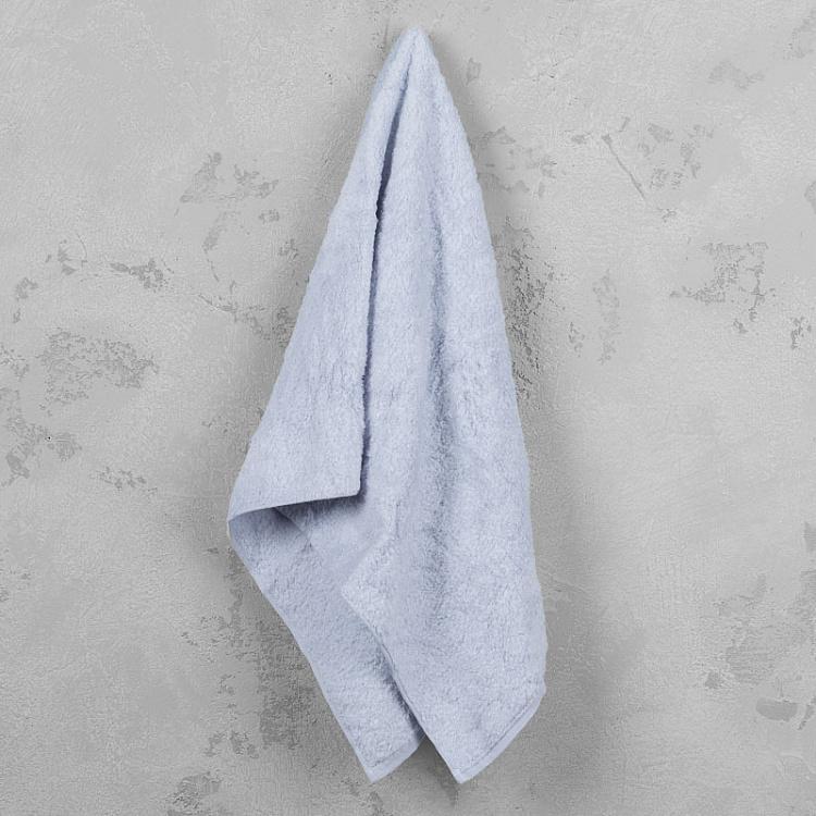 Серо-голубое махровое полотенце для рук и лица Зефир, 50x100 см Super Marshmallow Hand Towel Blue Grey 50x100 cm
