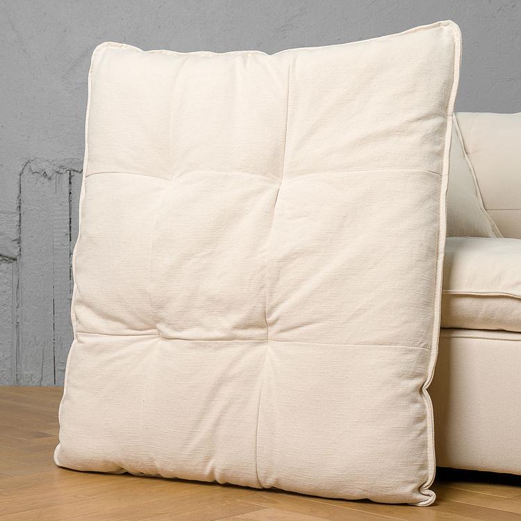 Трёхместный льняной диван Сити, ножки цвета латуни City 3 Seater, Brass Metal Linen RM