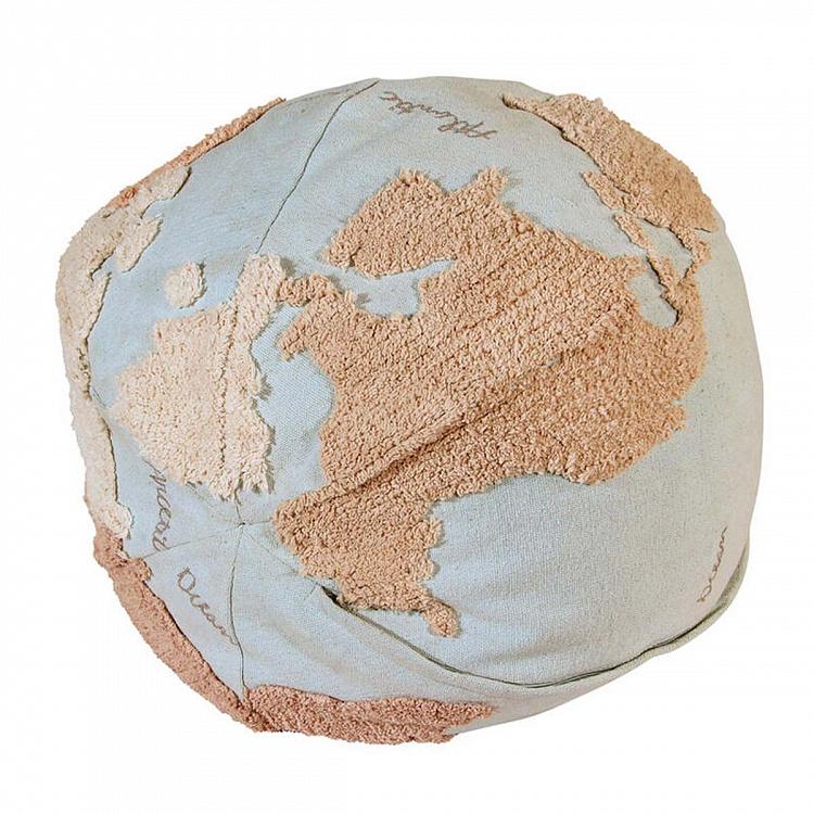 Декоративный пуф Карта мира World Map Pouf