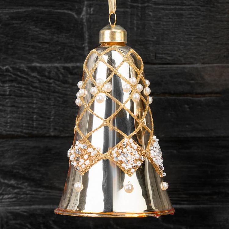 Набор из 2-х ёлочных игрушек Set Of 2 Glass Bells 12 cm - ракурс 2