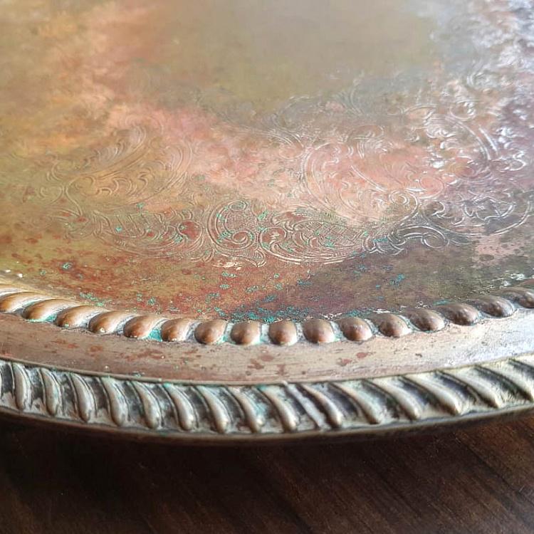 Винтажный серебряный поднос 7 Vintage Old Silver Plate 7