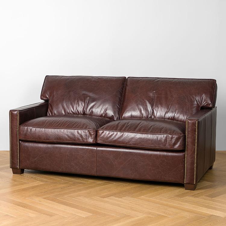 Раскладной двухместный кожаный диван-кровать Виконт Уильям Люкс Viscount William 2 Sleeper Lux Leather