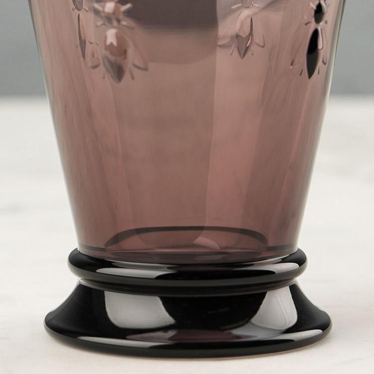 Пурпурный низкий стакан Пчёлы Abeille Aubergine Gobelet