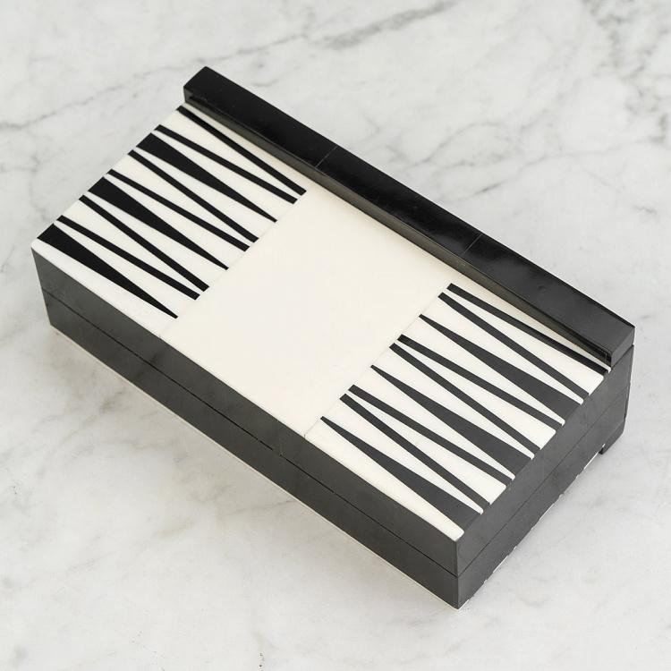 Чёрно-белые нарды Backgammon Elegant Black And White