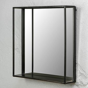 Зеркало Square Mirror With Shelf