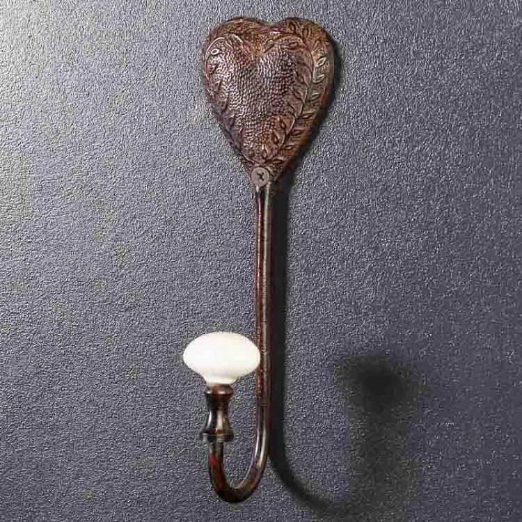 Hook With Heart And Leaves