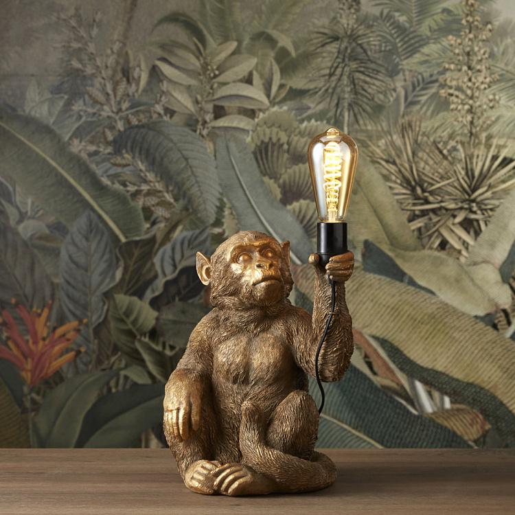 Настольная лампа Золотая обезьяна Table Lamp Golden Monkey