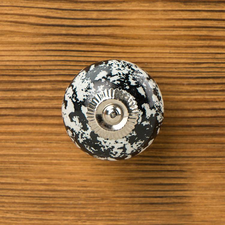 Мебельная ручка в стиле шебби-шик Shabby Chic Black Knob