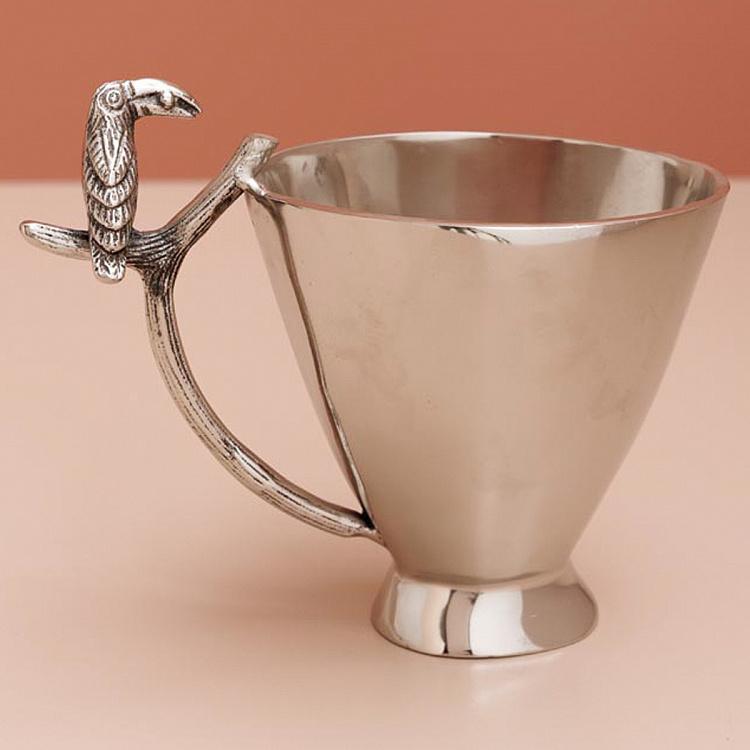 Ведро для льда Тукан серебряного цвета Toucan Ice Bucket Silver