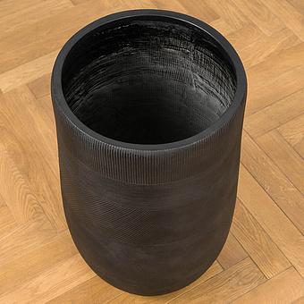 Кашпо Ergo Graphics Tall Bowl Pot Graphite Large - ракурс 2