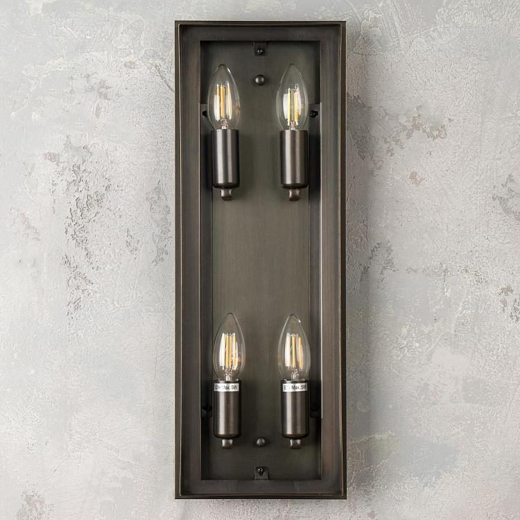 Бра с дымчатым стеклом Облако, L Nuvola Wall Lamp Smoke Large