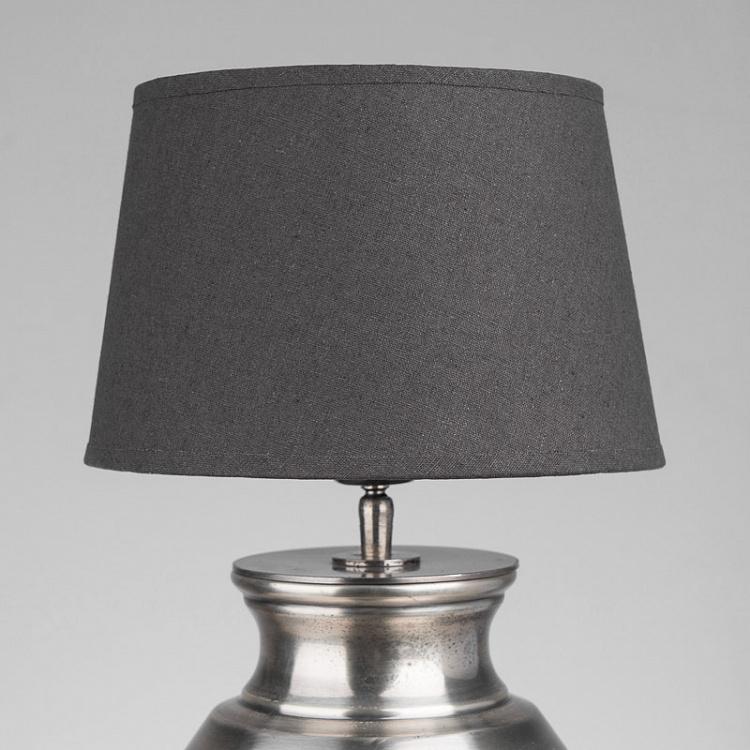 Абажур из льна серого цвета, 25 см Lamp Shade Grey Linen 25 cm