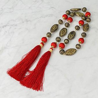 Гирлянда Garland With Metal Beads Red 98 cm