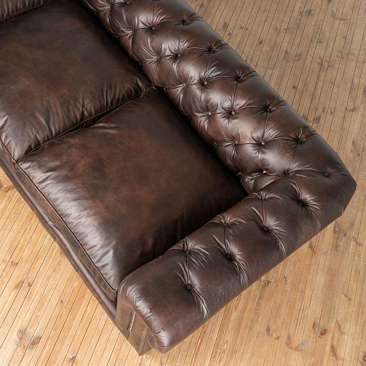 Четырёхместный диван Вестминстер, набивка пером Westminster Feather 4 Seater