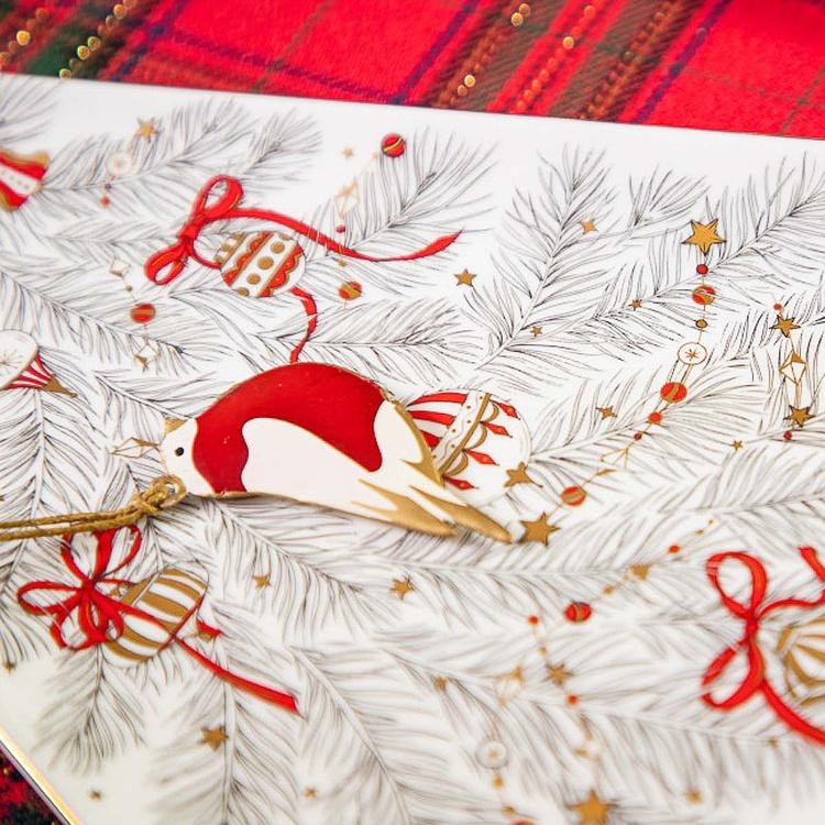 Сервировочное блюдо Новогодняя ёлка New Year Christmas Tree Dish