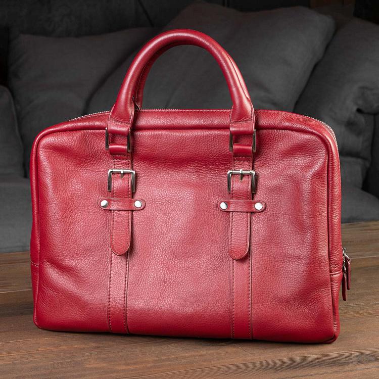 Кожаный портфель Родс Оксорд Rhodes Soft Briefcase