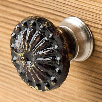 Vintage Worn Metal Knob