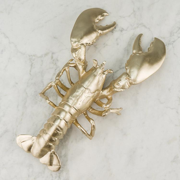 Статуэтка Золотой лобстер Lobster Deco Object Gold