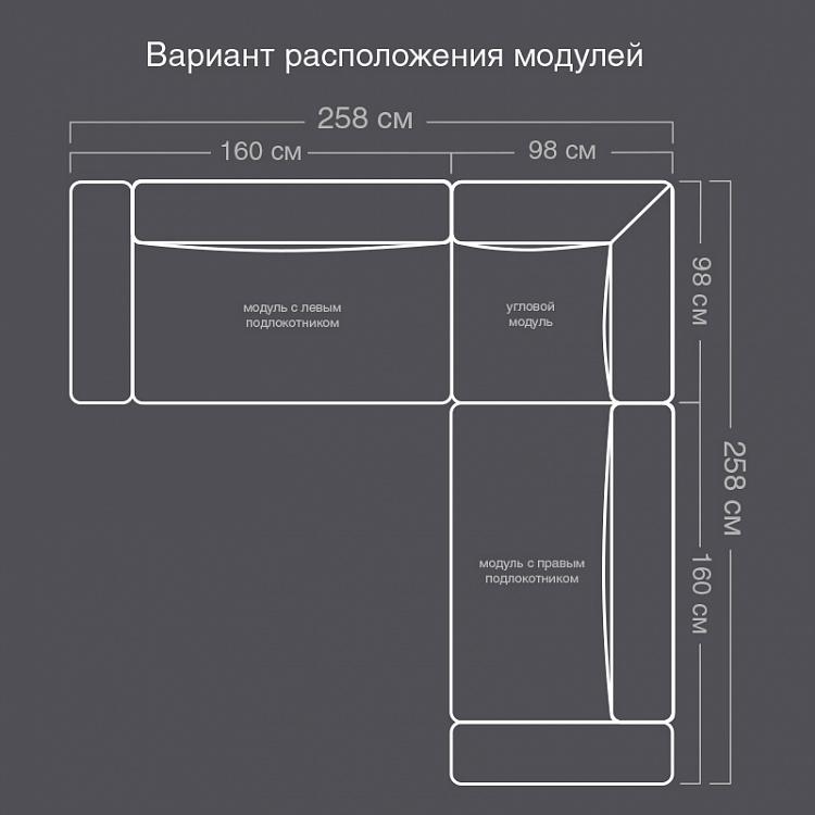 Угловой диван Миссисипи Mississipi Group D