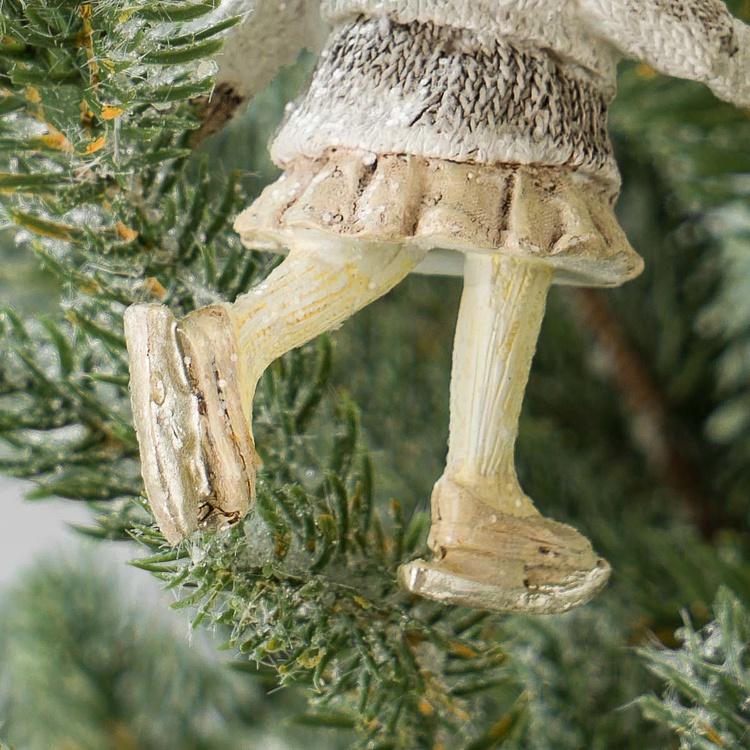 Набор из двух ёлочных игрушек Дети на коньках Set Of 2 Skating Snowkids Cream 10,5 cm