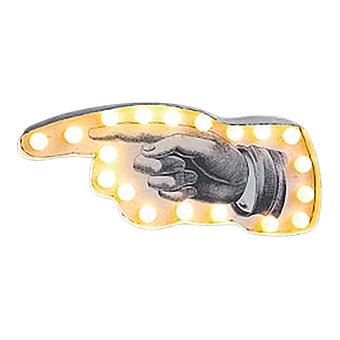 Index Finger Sign With Light