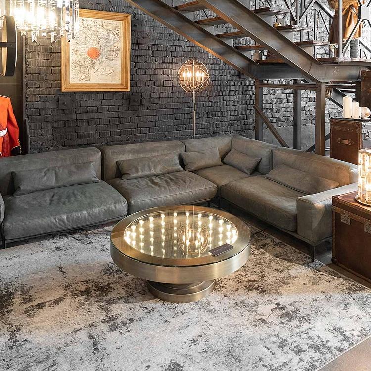 Угловой модульный кожаный диван Студио Studio Group Leather