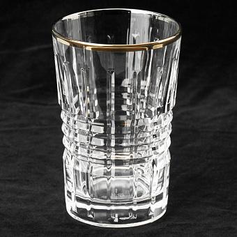 Rendez-Vous Glass High With Golden Rim