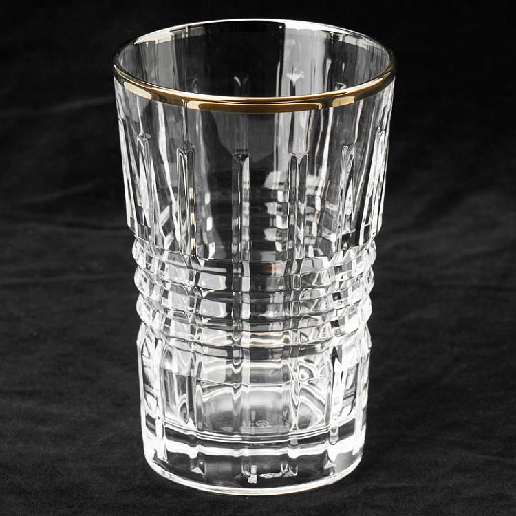 Высокий стакан с золотым ободком Рандеву Rendez-Vous Glass High With Golden Rim