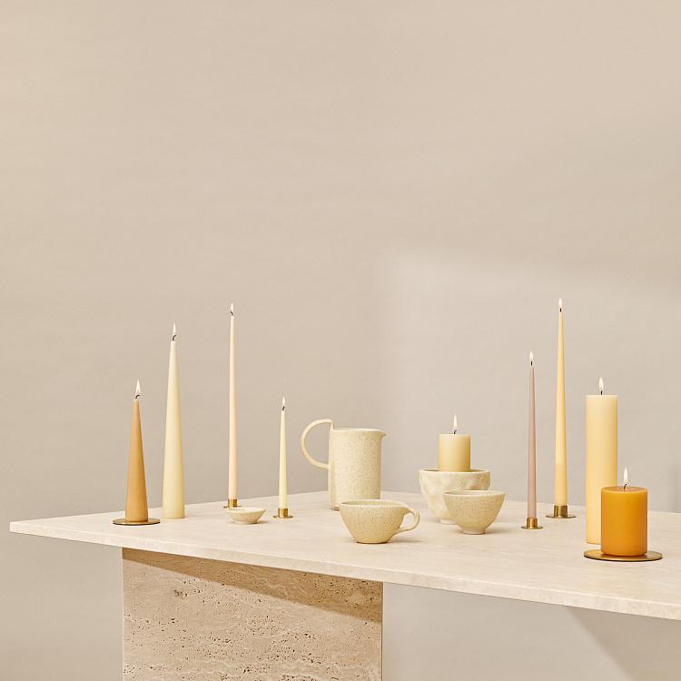 Металлический подсвечник матовый, M Candle Holder Medium Matt