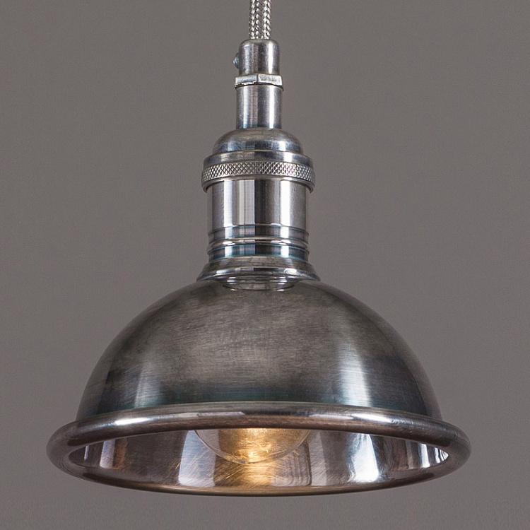 Малый подвесной светильник, никелированная сталь Small Nickel Lamp