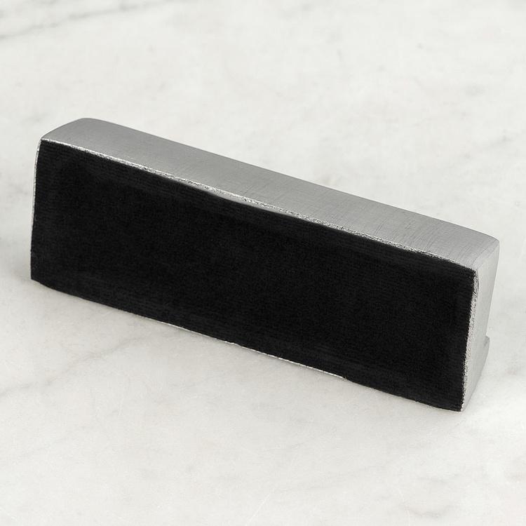 Серебристый настольный вечный календарь в виде кубиков Perpetual Calendar Silver Cubes