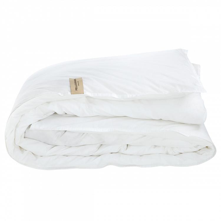 Белый пододеяльник из хлопка перкаль Авенюн, 264x234 см дисконт Avenyn Duvet Cover All White 264x234 cm discount