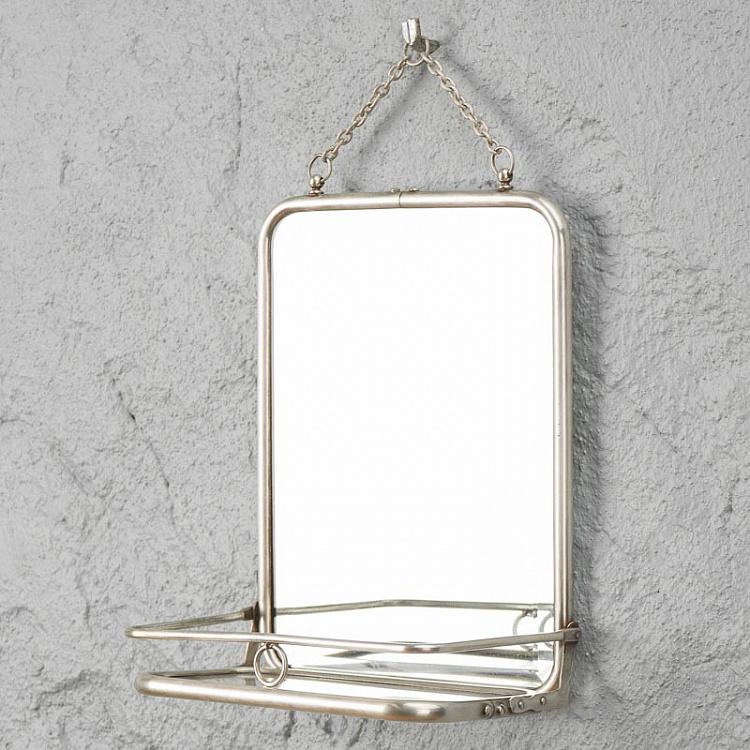 Зеркало с полкой для ванной комнаты Bathroom Mirror With Shelf
