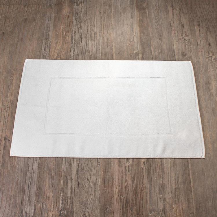 Белый коврик для ванной комнаты, 60х95 см Bulky Towel Mat C White 60x95 cm