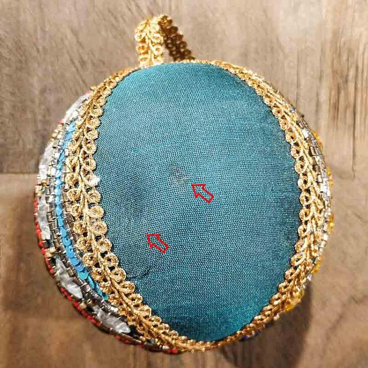 Ёлочный шар с этническим орнаментом дисконт Ethnic Ornament Ball 8 cm discount