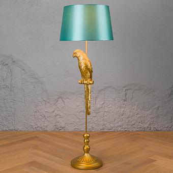 Floor Lamp Parrot Tammy With Turquoise Shade
