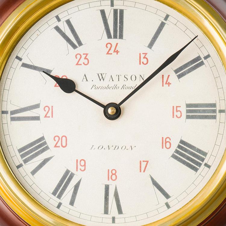 Деревянные настенные часы в классическом стиле Ватсон  Classic Wooden Watson Design Wall Clock