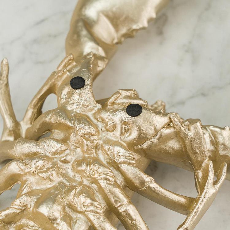 Статуэтка Золотой лобстер Lobster Deco Object Gold