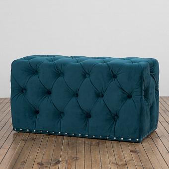 Пуфик Lord Digsby Ottoman Small полиэстер Revival Velvet Teal