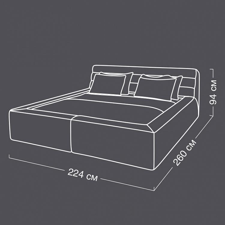 Двуспальная кровать Шебби Shabby Bed UK Super King