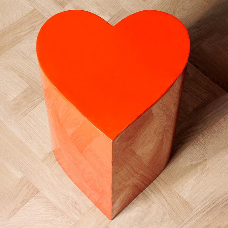 Прикроватный столик Черви Poker Red Heart Side Table