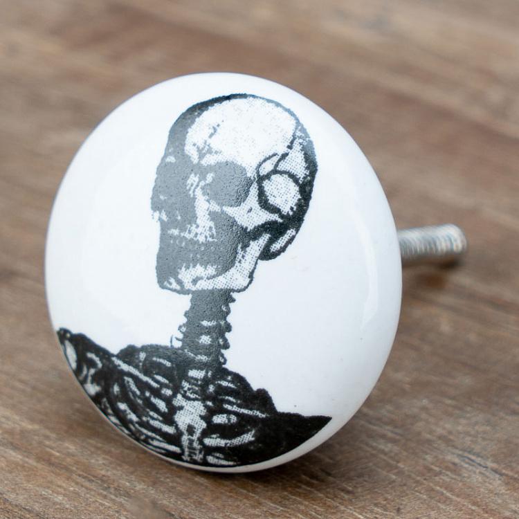 Мебельная ручка-кнопка Скелет Sceleton Knob