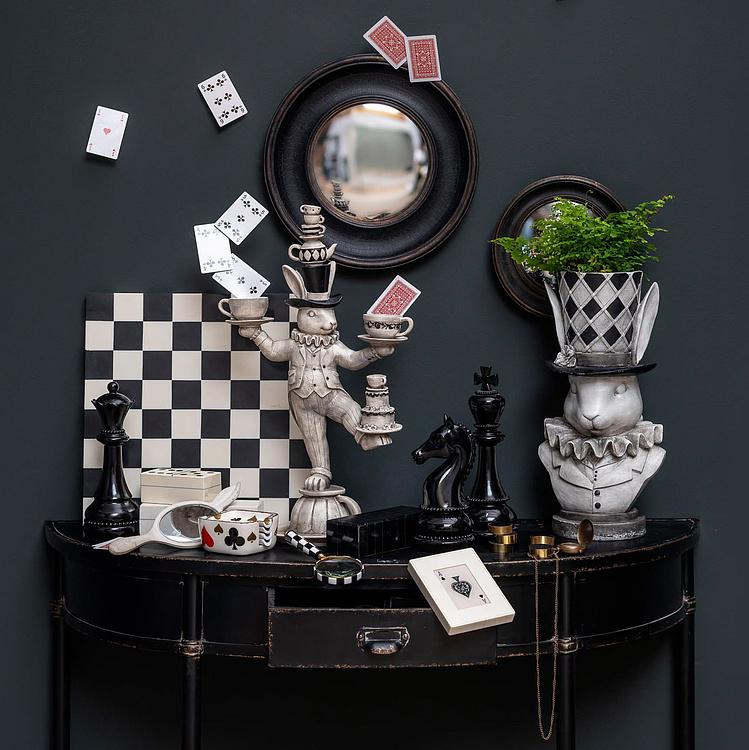 Статуэтка Шахматная фигура Королева Chess Queen Shiny Black