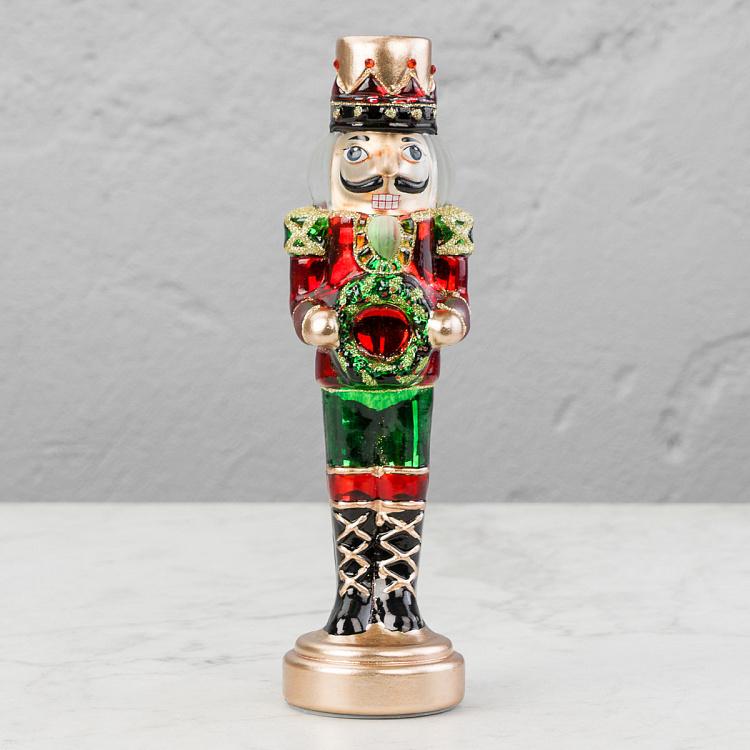 Новогодняя фигурка с подсветкой Щелкунчик Nutcracker With LED 27 cm