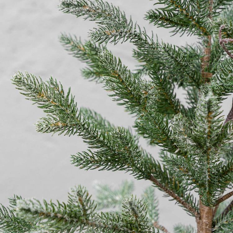 Искусственная заснеженная новогодняя ёлка в кашпо, 140 см Frost-Covered Christmas Tree In Pot 140 cm