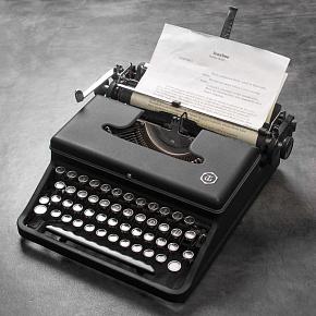 Vintage Typewriter Torpedo 1